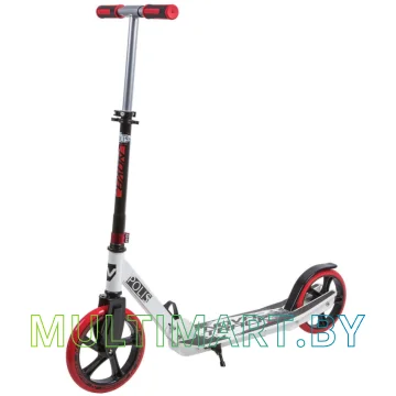 Самокат Novatrack Polis Plastic 230P.POLIS.RD9 (белый/красный, 2019)